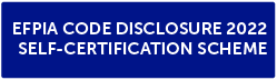 EFPIA CODE DISCLOSURE 2022 SELF-CERTIFICATION SCHEME