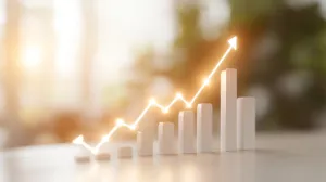 Picture representing a finance graph