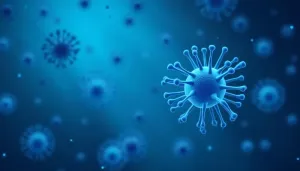 Picture of the COVID virus