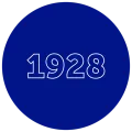 Icon with the year of foundation 1928