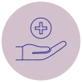 Icon of an hand palm
