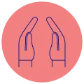 Icon of hand palms 
