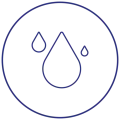 Icon representing drops of water