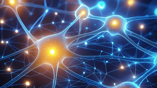 Picture of neurological cells