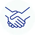 Icon of handshaking