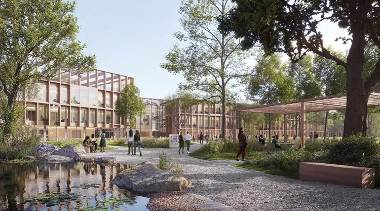 Picture showing how the new facility in Georgia will look like in the future