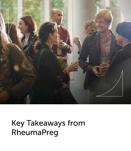 Picture of people having a drink during a conference break