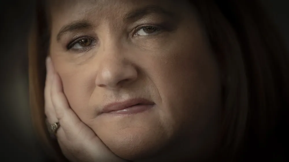 Close-up of Allison, Executive Director for the Myasthenia Gravis Association, living with myasthenia gravis