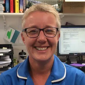 Portrait of Jude Kings, myasthenia specialist nurse